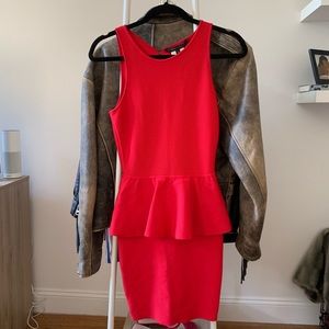 BCBG MaxAzria Red Francis Dress